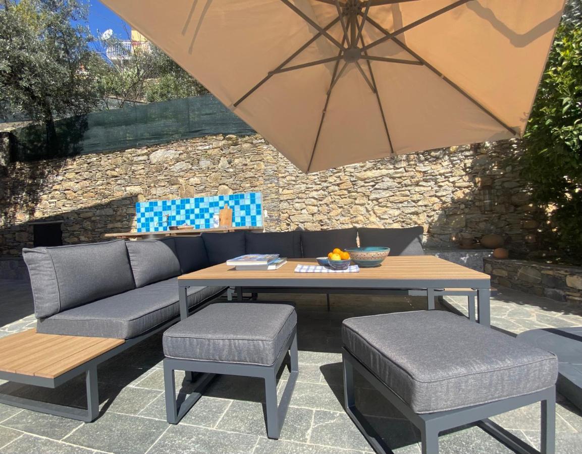 Ferienwohnung Casaviva - Ampio Trilocale Vista Mare Con Piscina - Pieve Alta Pieve Ligure Exterior foto